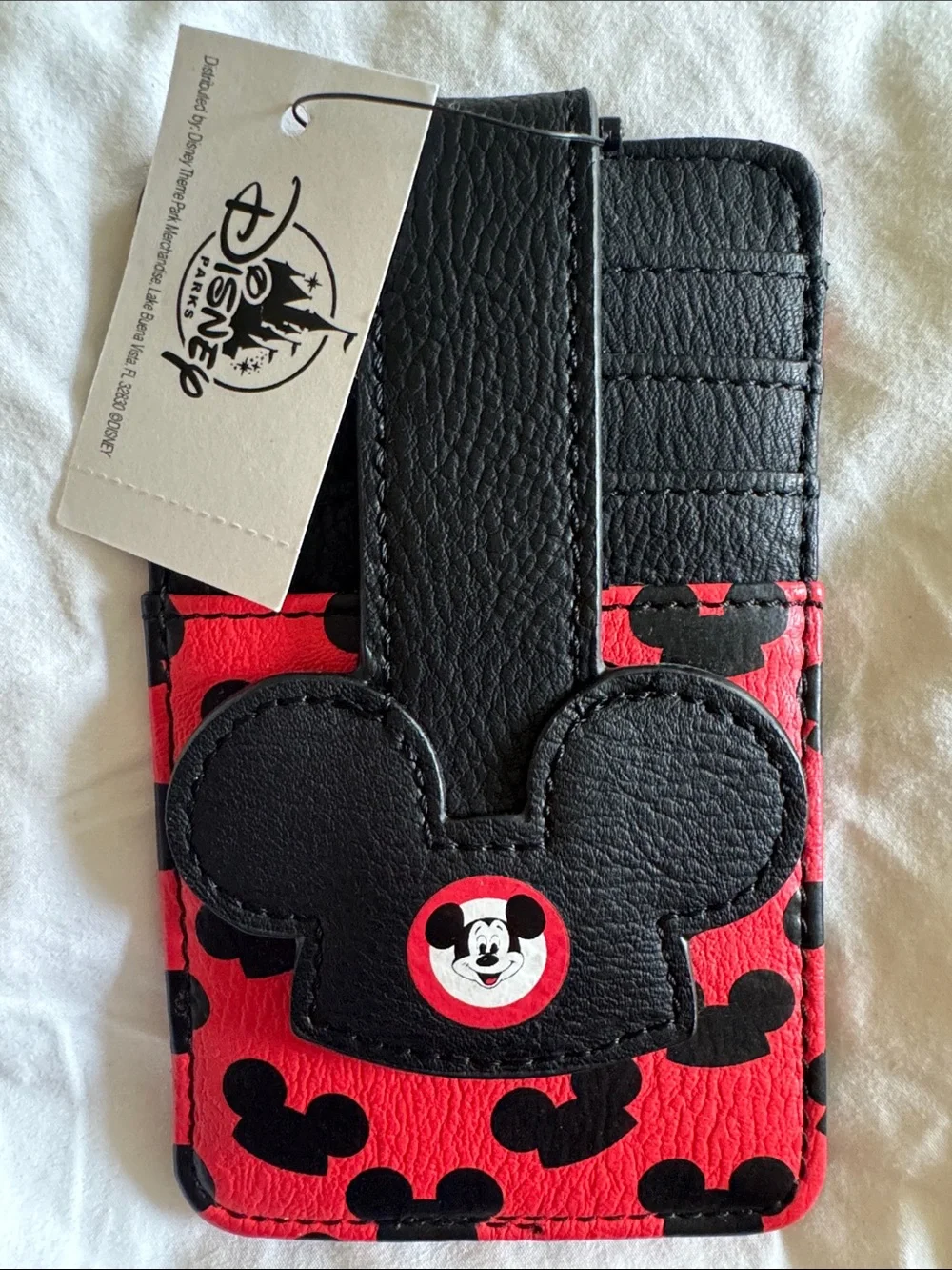 Disney Black & Red Mickey Mouse Card Sleeve